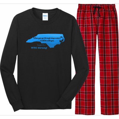 North Carolina Wnc Strong Appalachian Strong Gift Long Sleeve Pajama Set