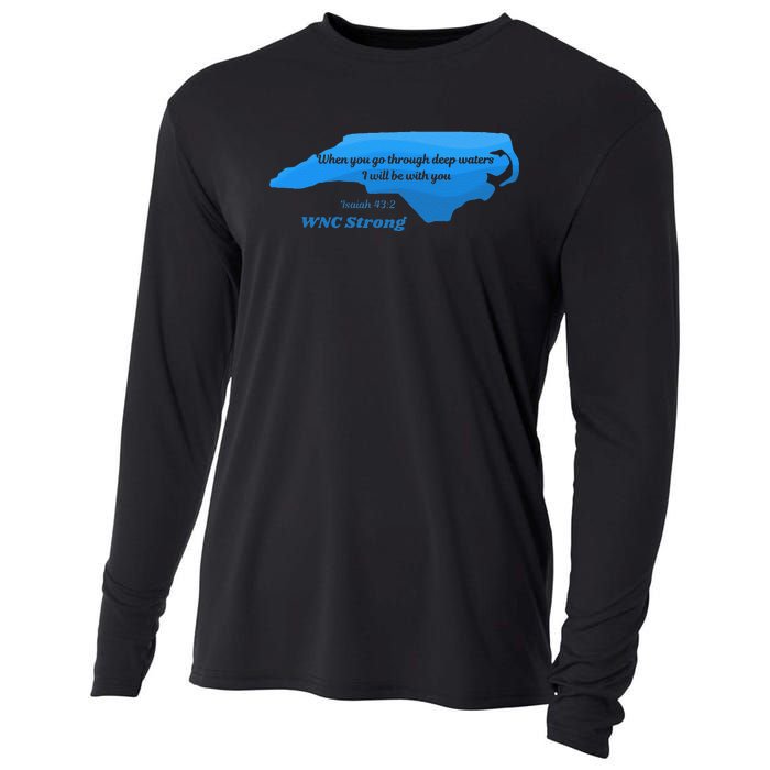 North Carolina Wnc Strong Appalachian Strong Gift Cooling Performance Long Sleeve Crew