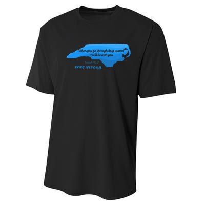 North Carolina Wnc Strong Appalachian Strong Gift Performance Sprint T-Shirt