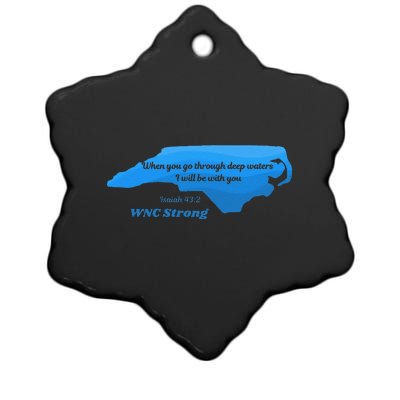 North Carolina Wnc Strong Appalachian Strong Gift Ceramic Star Ornament