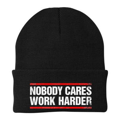 Nobody Cares Work Harder Fitness Workout Gym Beanie