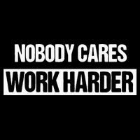 Nobody Cares Work Harder Fitness Workout Gym Gift Sweatshirt