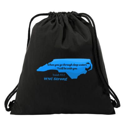 North Carolina Wnc Strong Appalachian Strong Drawstring Bag