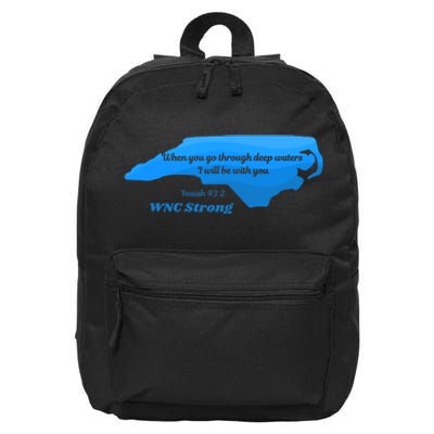 North Carolina Wnc Strong Appalachian Strong 16 in Basic Backpack