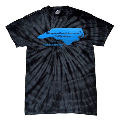 North Carolina Wnc Strong Appalachian Strong Tie-Dye T-Shirt