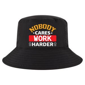 Nobody Cares Work Harder Cool Comfort Performance Bucket Hat