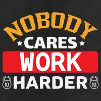 Nobody Cares Work Harder Adult Drive Performance Visor