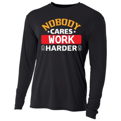 Nobody Cares Work Harder Cooling Performance Long Sleeve Crew