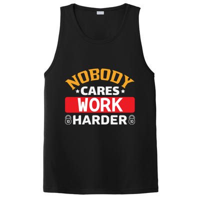 Nobody Cares Work Harder PosiCharge Competitor Tank