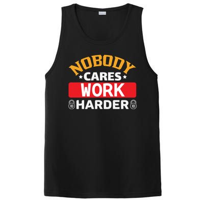 Nobody Cares Work Harder PosiCharge Competitor Tank