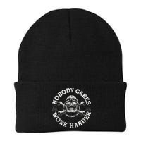 Nobody Cares Work Harder Skull Mechanic Engineer Beanie