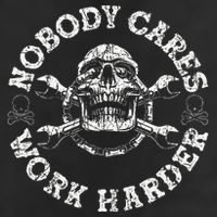 Nobody Cares Work Harder Skull Mechanic Engineer Beanie