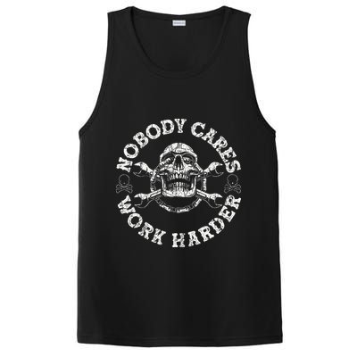 Nobody Cares Work Harder Skull Mechanic Engineer PosiCharge Competitor Tank