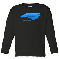 North Carolina Wnc Strong Appalachian Strong Toddler Long Sleeve Shirt