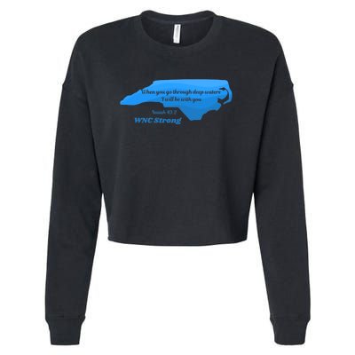 North Carolina Wnc Strong Appalachian Strong Cropped Pullover Crew