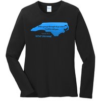 North Carolina Wnc Strong Appalachian Strong Ladies Long Sleeve Shirt