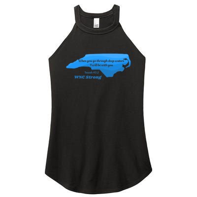 North Carolina Wnc Strong Appalachian Strong Women's Perfect Tri Rocker Tank