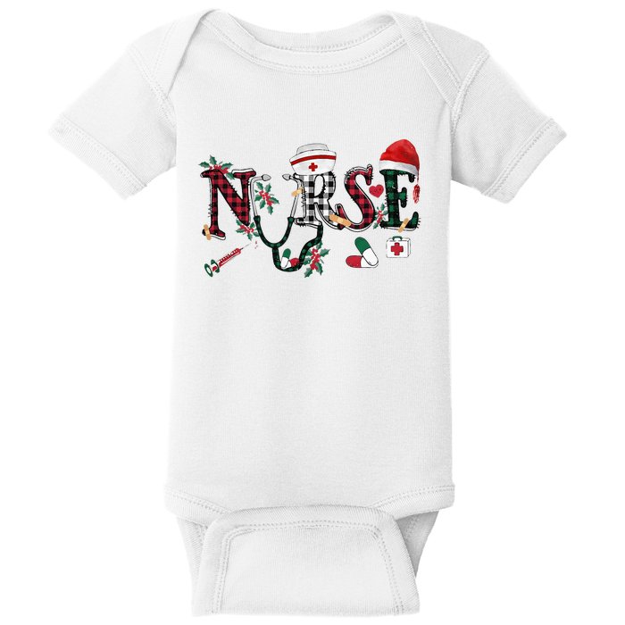 Nurse Christmas Wo Nurse Life Cute Xmas Nursing Gifts  Baby Bodysuit