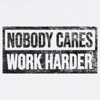 NOBODY CARES WORK HARDER Cooling Performance Crew T-Shirt