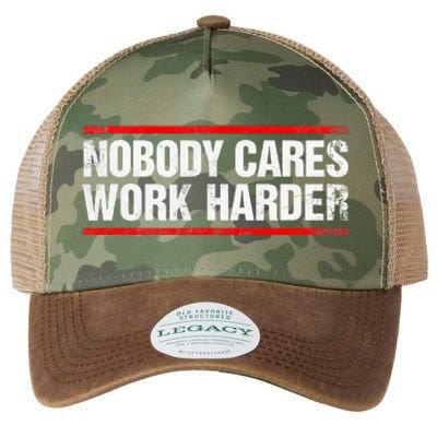 Nobody Cares Work Harder Fitness Workout Gym Legacy Tie Dye Trucker Hat