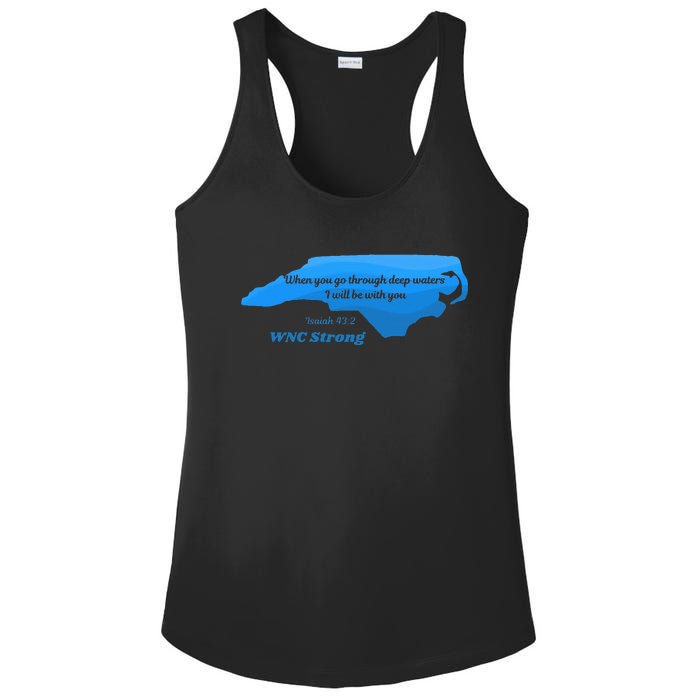 North Carolina Wnc Strong Appalachian Strong Ladies PosiCharge Competitor Racerback Tank