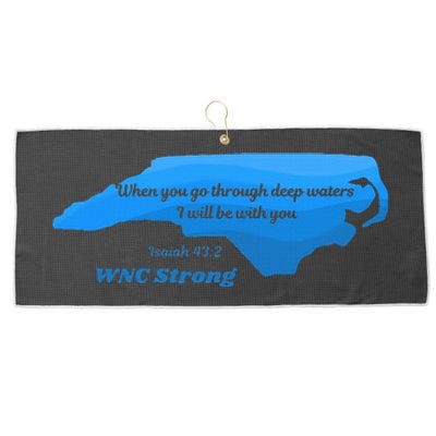 North Carolina Wnc Strong Appalachian Strong Large Microfiber Waffle Golf Towel