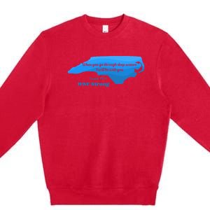 North Carolina Wnc Strong Appalachian Strong Premium Crewneck Sweatshirt