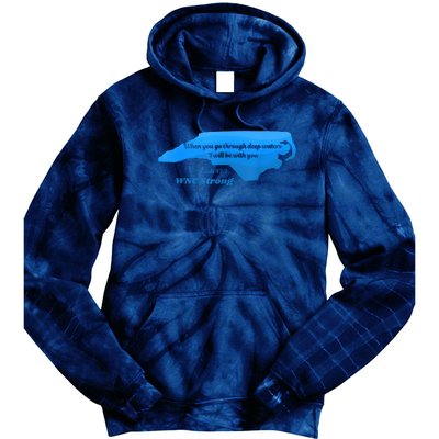 North Carolina Wnc Strong Appalachian Strong Tie Dye Hoodie