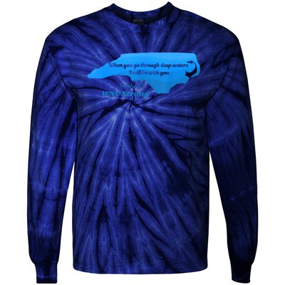 North Carolina Wnc Strong Appalachian Strong Tie-Dye Long Sleeve Shirt