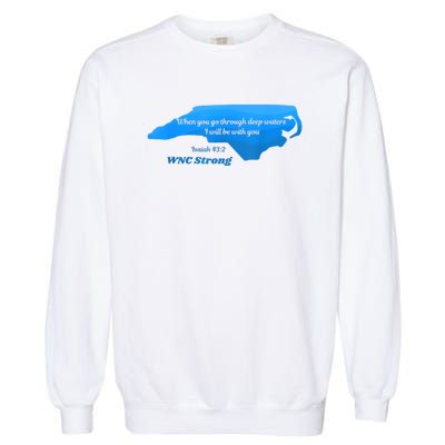 North Carolina Wnc Strong Appalachian Strong Garment-Dyed Sweatshirt