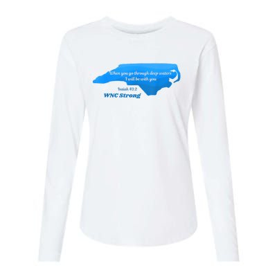 North Carolina Wnc Strong Appalachian Strong Womens Cotton Relaxed Long Sleeve T-Shirt