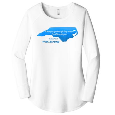 North Carolina Wnc Strong Appalachian Strong Women's Perfect Tri Tunic Long Sleeve Shirt