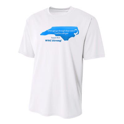 North Carolina Wnc Strong Appalachian Strong Performance Sprint T-Shirt