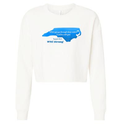 North Carolina Wnc Strong Appalachian Strong Cropped Pullover Crew