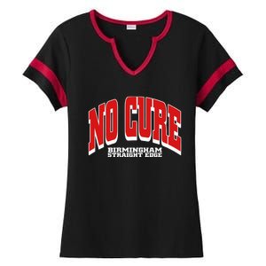 No Cure Xxx No Cure Birmingham Straight Edge Ladies Halftime Notch Neck Tee