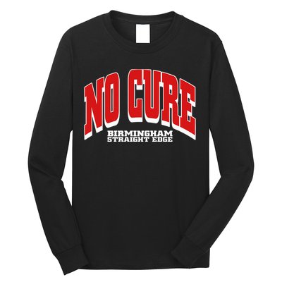 No Cure Xxx No Cure Birmingham Straight Edge Long Sleeve Shirt