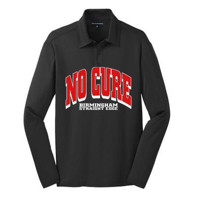 No Cure Xxx No Cure Birmingham Straight Edge Silk Touch Performance Long Sleeve Polo