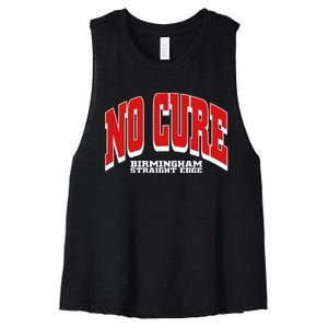 No Cure Xxx No Cure Birmingham Straight Edge Women's Racerback Cropped Tank