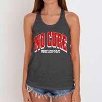 No Cure Xxx No Cure Birmingham Straight Edge Women's Knotted Racerback Tank