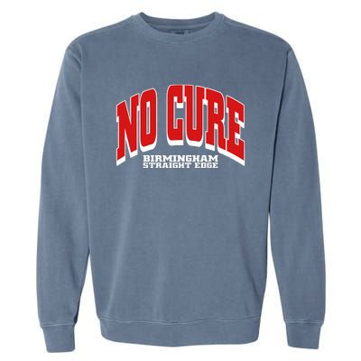 No Cure Xxx No Cure Birmingham Straight Edge Garment-Dyed Sweatshirt