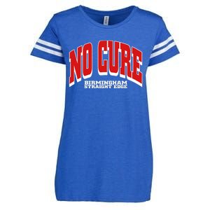 No Cure Xxx No Cure Birmingham Straight Edge Enza Ladies Jersey Football T-Shirt