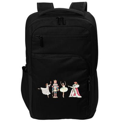 Nutcracker Christmas Xmas Family Matching Pajamas Ornats Impact Tech Backpack