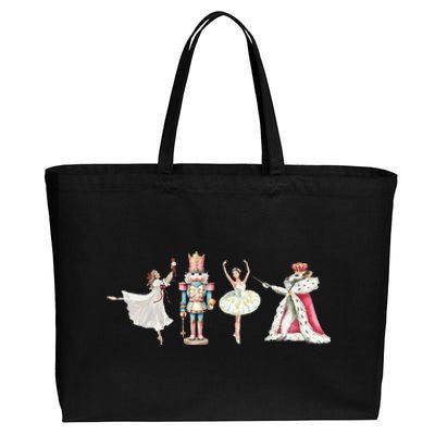 Nutcracker Christmas Xmas Family Matching Pajamas Ornats Cotton Canvas Jumbo Tote