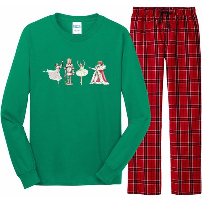 Nutcracker Christmas Xmas Family Matching Pajamas Ornats Long Sleeve Pajama Set