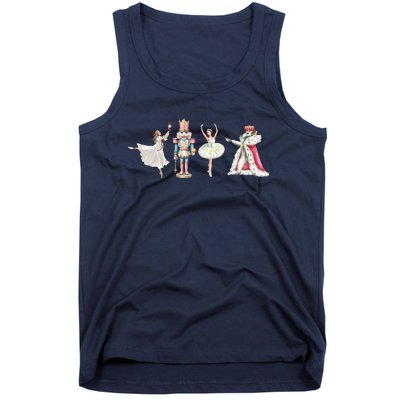 Nutcracker Christmas Xmas Family Matching Pajamas Ornats Tank Top