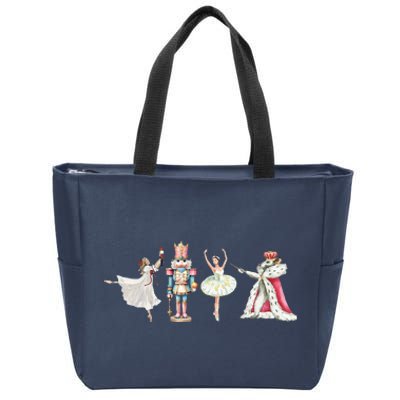 Nutcracker Christmas Xmas Family Matching Pajamas Ornats Zip Tote Bag