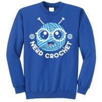 Nerd Crochet Yarn Collector Crocheting Knitting Crafty Gift Sweatshirt