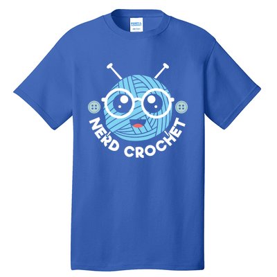 Nerd Crochet Yarn Collector Crocheting Knitting Crafty Gift Tall T-Shirt