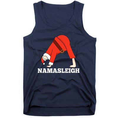 NamaSleigh Christmas Yoga Namaste Tank Top