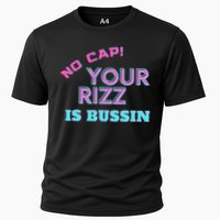 No Cap Your Rizz Is Bussin Meme Apparel Cooling Performance Crew T-Shirt